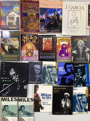 Lot 110 - BOOK COLLECTION - MILES DAVIS / GRATEFUL DEAD.