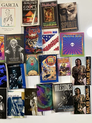 Lot 110 - BOOK COLLECTION - MILES DAVIS / GRATEFUL DEAD.