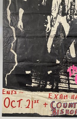 Lot 320 - THE CLASH, A CONCERT POSTER FOR DUBLIN, OCT 1977.