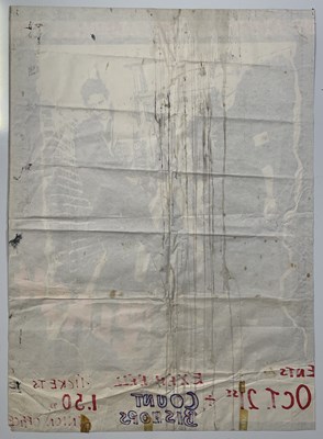 Lot 320 - THE CLASH, A CONCERT POSTER FOR DUBLIN, OCT 1977.