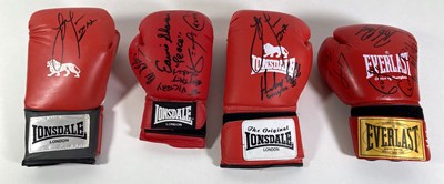 Lot 56 - BOXING MEMORABILIA - SIGNED GLOVES INC KLITSCHKO.