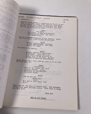 Lot 229 - STAR TREK - PATTERNS OF FORCE - ORIGINAL 1967 SCRIPT.