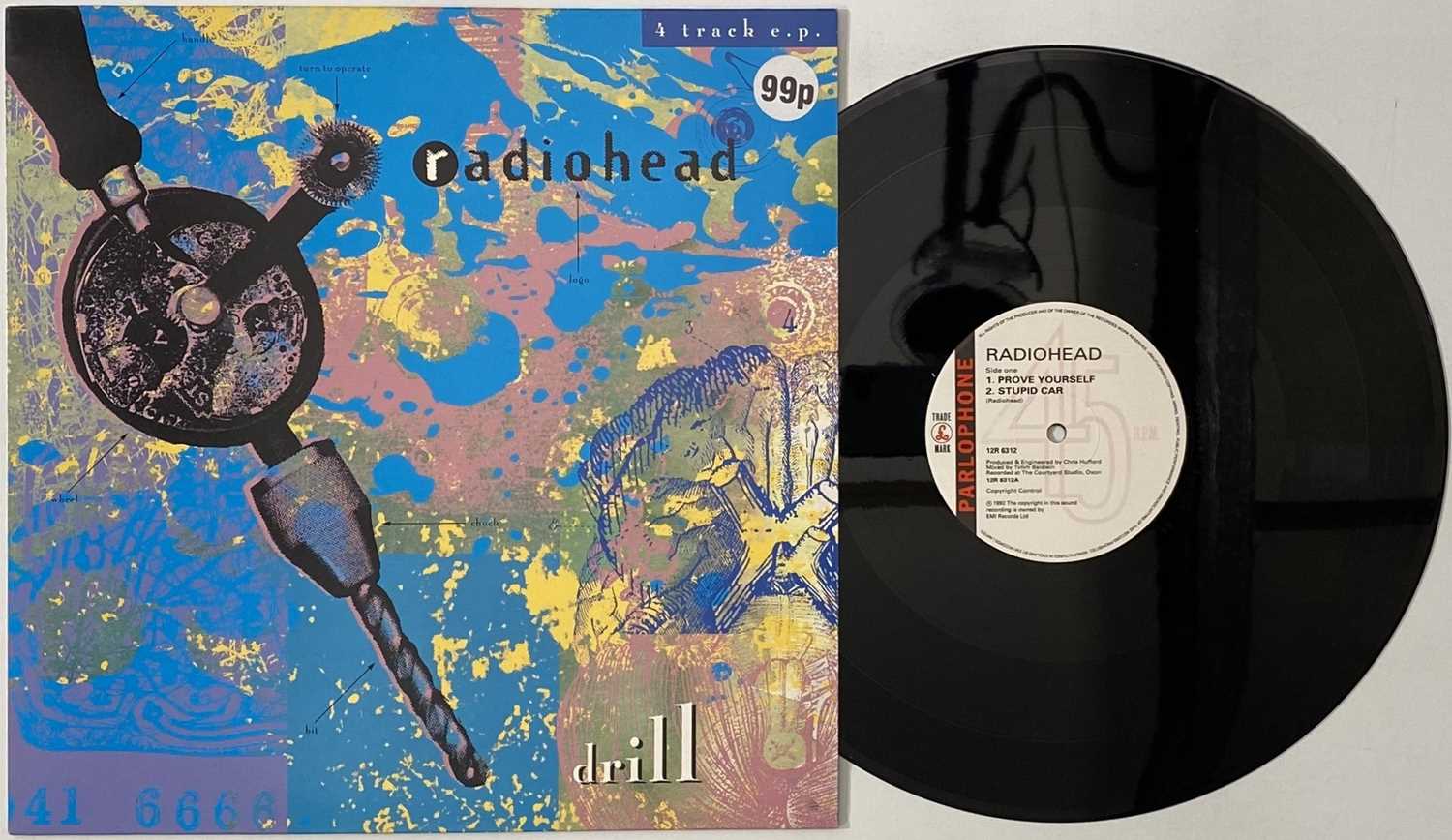Lot 15 - RADIOHEAD - DRILL EP 12" (UK OG - PARLOPHONE 12R 6312)