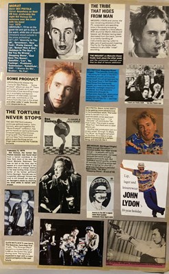 Lot 264 - SEX PISTOLS AND PIL SCRAPBOOKS