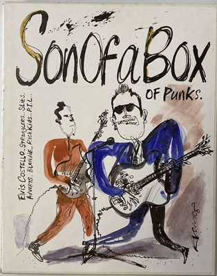Lot 338 - IAN DICKSON - SON OF A BOX OF PUNKS LIMITED EDITION PHOTO SET- WITH SIGNED DEBBIE HARRY PHOTO