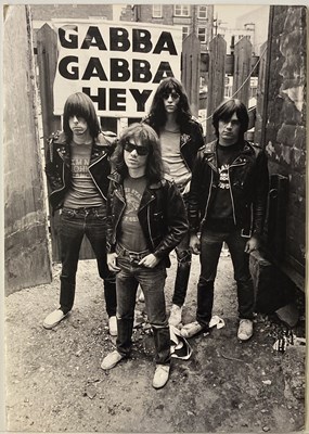 Lot 353 - IAN DICKSON RAMONES LARGE FORMAT PHOTOGRAPH