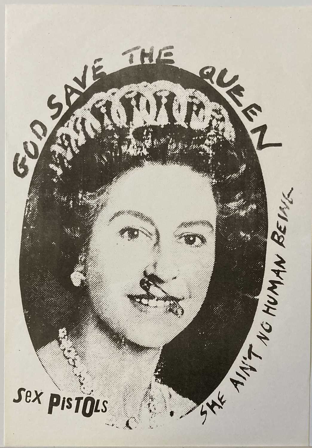 Lot 270 - SEX PISTOLS GOD SAVE THE QUEEN ORIGINAL FLYER