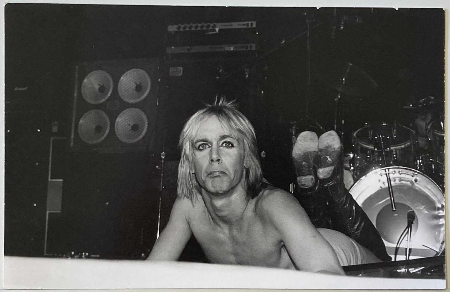 Lot 296 - IGGY POP ORIGINAL PHOTO BY CHUCK PULIN