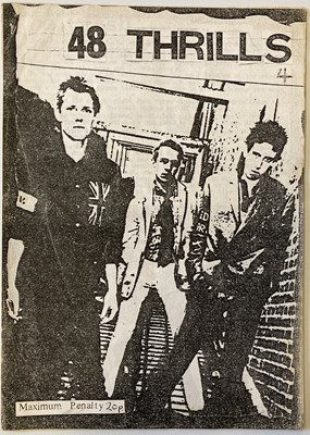 Lot 297 - THE CLASH 48 THRILLS ZINE AND ORIGINAL PHOTO