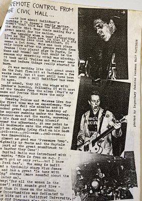Lot 297 - THE CLASH 48 THRILLS ZINE AND ORIGINAL PHOTO