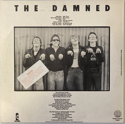 Lot 303 - THE DAMNED - DAMNED DAMNED DAMNED SIGNED MISPRINT ERRATUM SLEEVE