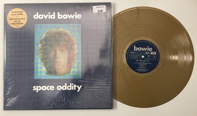 Lot 367 - DAVID BOWIE - SPACE ODDITY LP - 2019 GOLD VINYL PRESSING - ONE OF 50 COPIES (DBSOLP50).