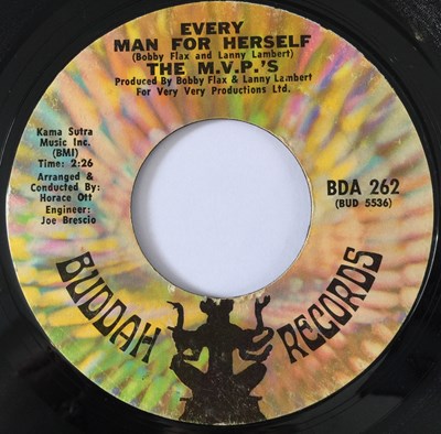 Lot 23 - THE M.V.P.'S - TURNIN' MY HEARTBEAT UP/ EVERY MAN FOR HERSELF 7" (US SOUL - BUDDAH BDA 262)