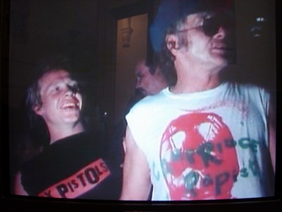 Lot 276 - SEX PISTOLS USA 1978 TOUR T-SHIRT - WORN ON SCREEN IN GREAT ROCK & ROLL...