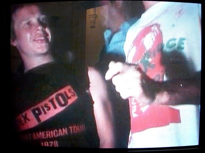 Lot 276 - SEX PISTOLS USA 1978 TOUR T-SHIRT - WORN ON SCREEN IN GREAT ROCK & ROLL...