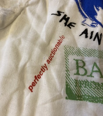 Lot 277 - SEX PISTOLS- ONE OFF SHIRT MADE FOR JOHN LYDON