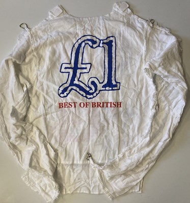 Lot 277 - SEX PISTOLS- ONE OFF SHIRT MADE FOR JOHN LYDON