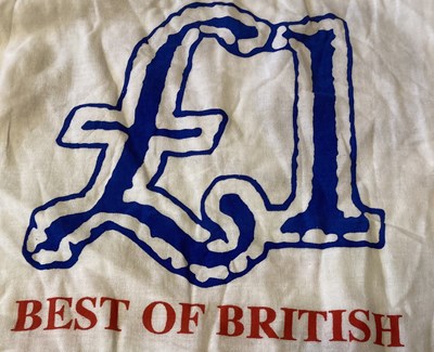 Lot 277 - SEX PISTOLS- ONE OFF SHIRT MADE FOR JOHN LYDON