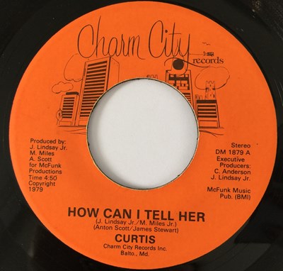 Lot 47 - CURTIS - HOW CAN I TELL HER/ I REMEMBER 7" (US SOUL - CHARM CITY RECORDS DM 1879)