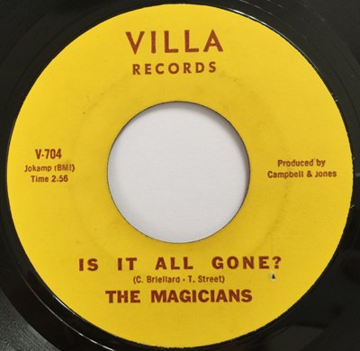 Lot 190 - THE MAGICIANS - IS IT ALL GONE? 7" (VILLA RECORDS V-704)