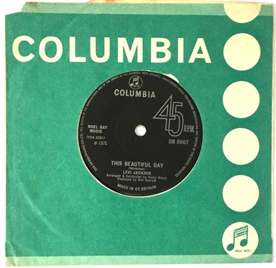 Lot 71 - LEVI JACKSON - THIS BEAUTIFUL DAY/ DON'T YOU BE A SINNER 7" (UK COLUMBIA - DB 8807)