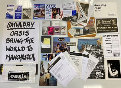 Lot 282 - OASIS CASSETTES AND MEMORABILIA