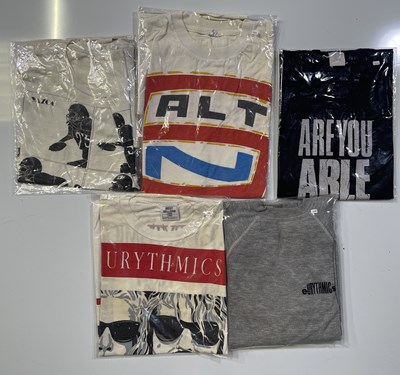 Lot 363 - FIVE C 1970S/80S ROCK/POP TOUR CLOTHING ITEMS - 10CC/EURYTHMICS/YAZOO.