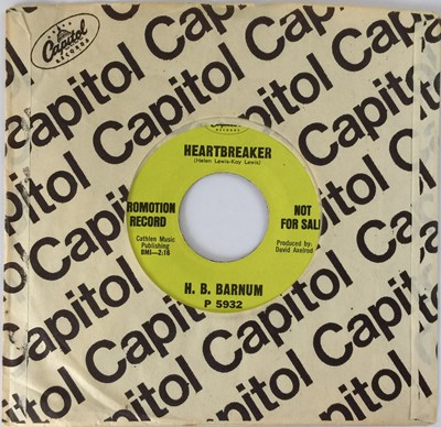 Lot 82 - H. B. BARNUM - HEARTBREAKER 7" (ORIGINAL US PROMO COPY - CAPITOL P 5932)