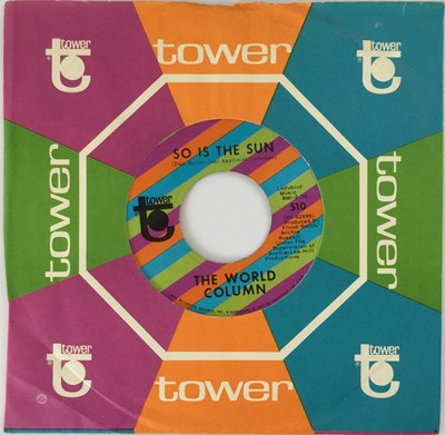 Lot 87 - THE WORLD COLUMN - SO IS THE SUN 7" (ORIGINAL US COPY - TOWER 510)