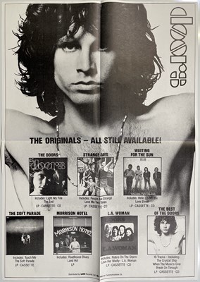 Lot 140 - 1980S POSTERS - GUNS N ROSES, DOORS, POGUES, ZAPPA.