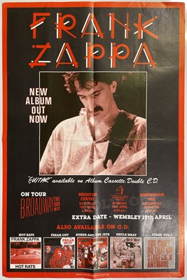 Lot 140 - 1980S POSTERS - GUNS N ROSES, DOORS, POGUES, ZAPPA.