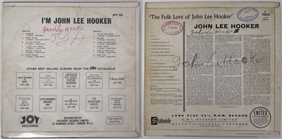 Lot 329 - BLUES INTEREST - JOHN LEE HOOKER SIGNED LPS.
