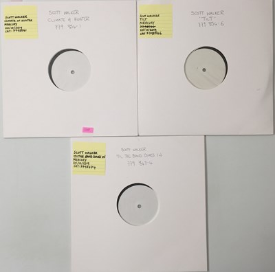 Lot 7 - SCOTT WALKER - 2019 WHITE LABEL TEST PRESSING LPs