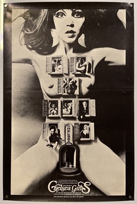 Lot 310 - ANDY WARHOL / ALAN ALDRIDGE - ORIGINAL CHELSEA GIRLS (1966) POSTER.