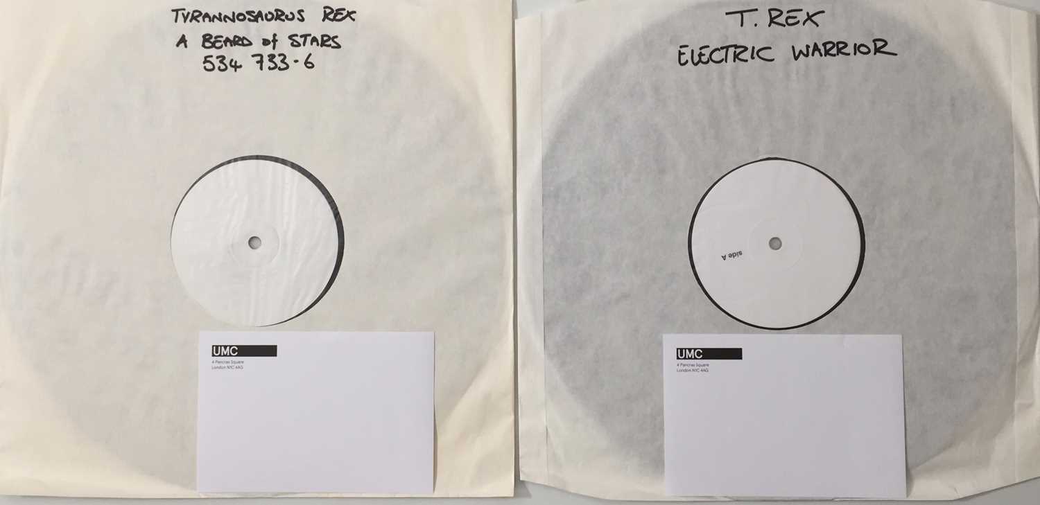 Lot 14 - T. REX - 2019 WHITE LABEL TEST PRESSING LPs