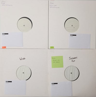 Lot 18 - GENESIS - WHITE LABEL TEST PRESSING LPs