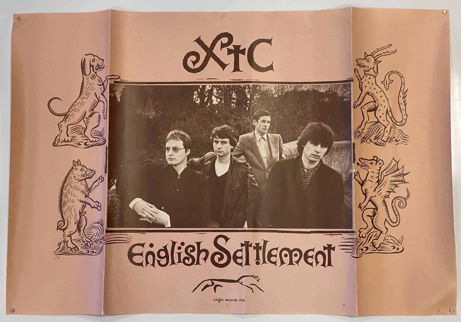 Lot 309 - XTC - ENGLISH SETTLEMENT POSTER