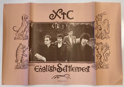 Lot 309 - XTC - ENGLISH SETTLEMENT POSTER