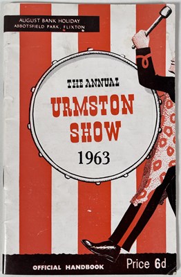 Lot 372 - THE BEATLES - A RARE PROGRAMME FOR THE 1963 ANNUAL URMSTON SHOW.