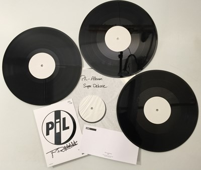 Lot 34 - PiL - ALBUM SUPER DELUXE (2016 WHITE LABEL TEST PRESSING - 570 154-1) - INC JOHN LYDON SIGNED CARD