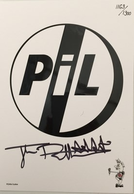 Lot 34 - PiL - ALBUM SUPER DELUXE (2016 WHITE LABEL TEST PRESSING - 570 154-1) - INC JOHN LYDON SIGNED CARD