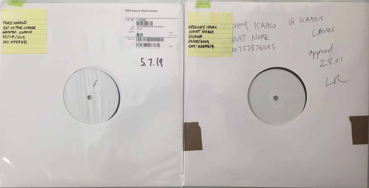 Lot 38 - GREGORY ISAACS - NIGHT NURSE (2019 WHITE LABEL TEST PRESSING - 5387614)