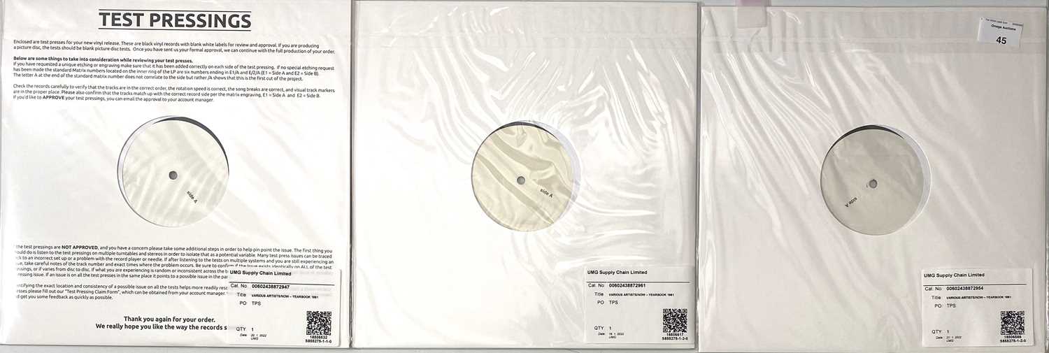 Lot 45 - NOW YEARBOOK 1981 (2022 WHITE LABEL TEST PRESSING - 194399459218)