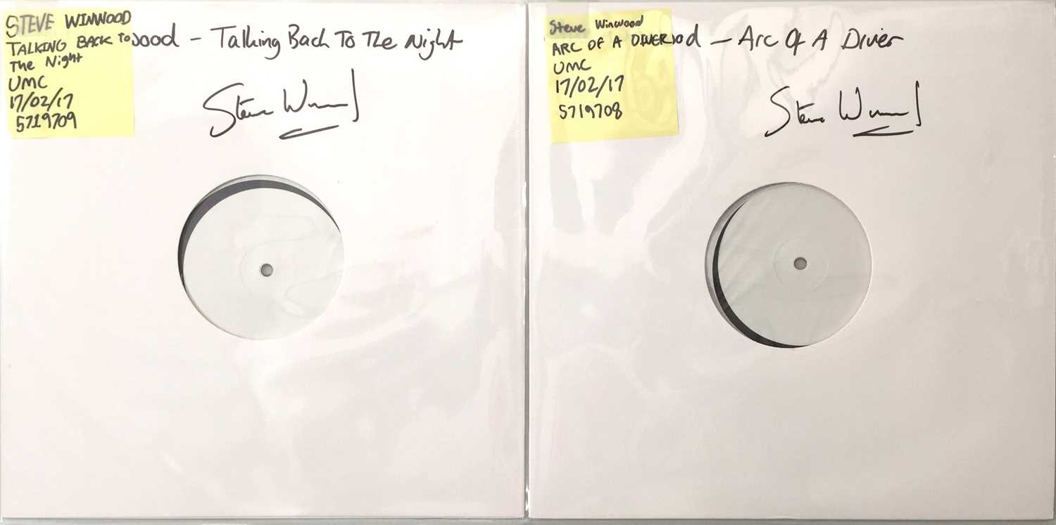 Lot 60 - STEVE WINWOOD - 2017 WHITE LABEL TEST PRESSINGS PACK (SIGNED)