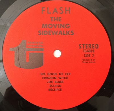 Lot 196 - THE MOVING SIDEWALKS - FLASH LP (US STEREO OG - US PSYCH - TANTARA RECORDS TS-6919)