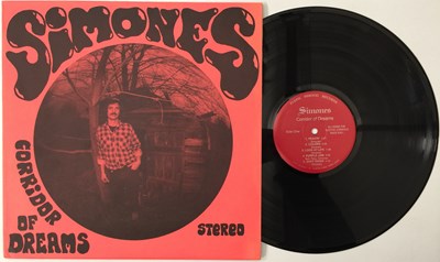 Lot 197 - SIMONES - CORRIDOR OF DREAMS LP (US OG - US PSYCH - PURPLE PHROGG RECORDS P.G. 01)