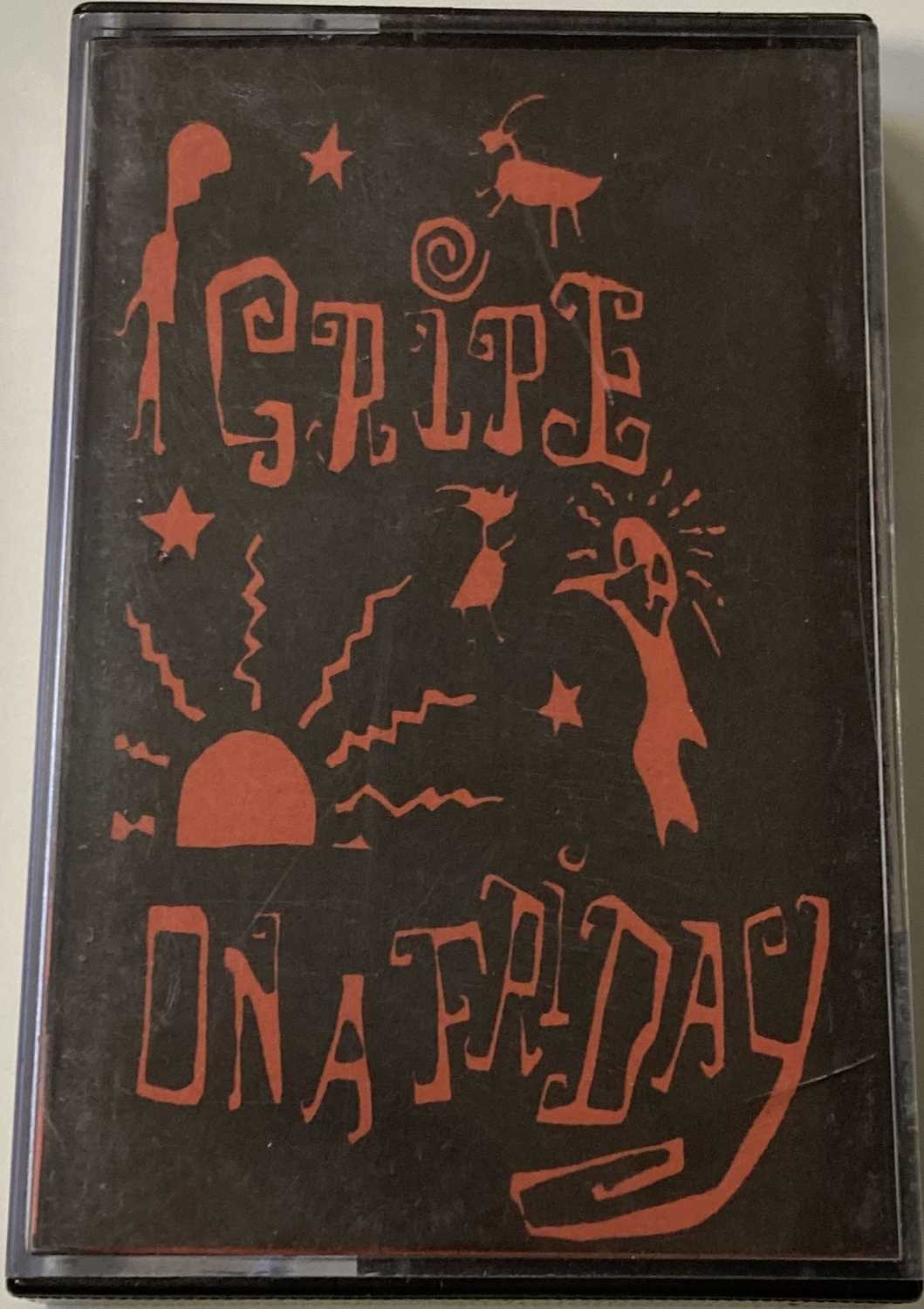 Lot 294 - ON A FRIDAY (RADIOHEAD) GRIPE DEMO CASSETTE WITH UNHEARD TRACKS AND HANDWRITTEN NOTE FROM THOM.