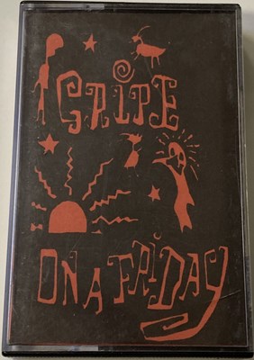 Lot 294 - ON A FRIDAY (RADIOHEAD) GRIPE DEMO CASSETTE WITH UNHEARD TRACKS AND HANDWRITTEN NOTE FROM THOM.