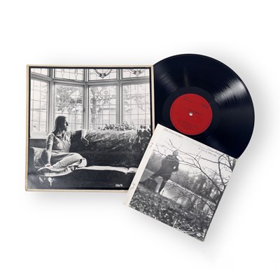 Lot 204 - DARK - DARK ROUND THE EDGES LP (ORIGINAL 1972 SELF-RELEASED COPY - BLACK/WHITE SINGLE SLEEVE - S.I.S. RECORDS SR 0102S) INCLUDES LYRIC BOOKLET