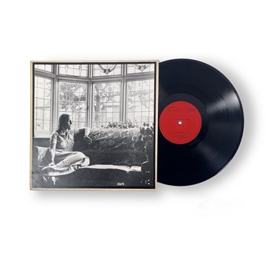 Lot 204 - DARK - DARK ROUND THE EDGES LP (ORIGINAL 1972 SELF-RELEASED COPY - BLACK/WHITE SINGLE SLEEVE - S.I.S. RECORDS SR 0102S) INCLUDES LYRIC BOOKLET